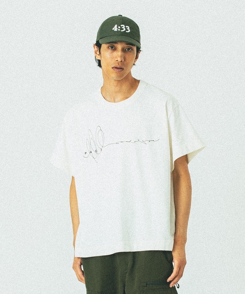 styles（スタイルス）の「PACE SKETCH YOURSELF TEE PF0079（Tシャツ/カットソー・メンズ・ホワイト/ネイビー・L/M）」の2枚目の写真