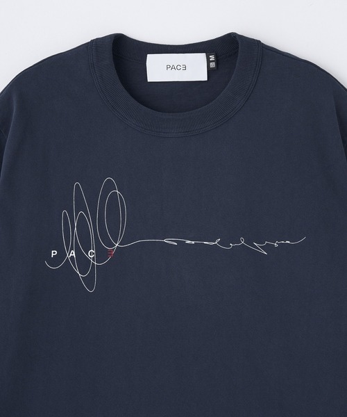 styles（スタイルス）の「PACE SKETCH YOURSELF TEE PF0079（Tシャツ/カットソー・メンズ・ホワイト/ネイビー・L/M）」の5枚目の写真