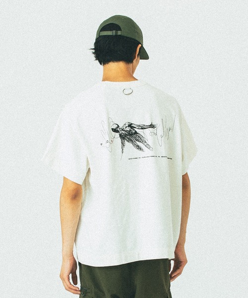 styles（スタイルス）の「PACE SKETCH YOURSELF TEE PF0079（Tシャツ/カットソー・メンズ・ホワイト/ネイビー・L/M）」の12枚目の写真