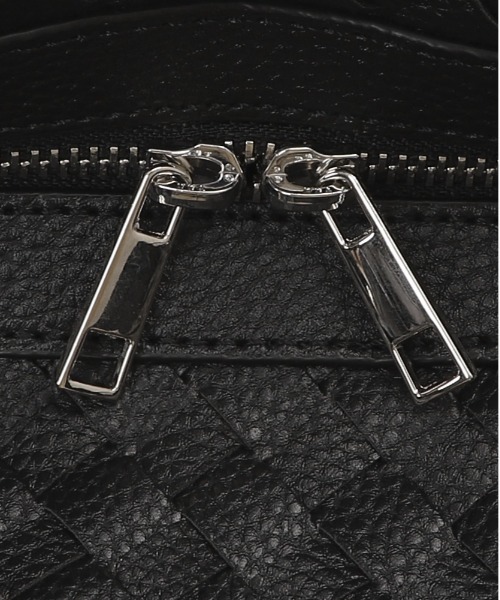 REGiSTA（レジスタ）の「REGiSTA Intrecciato Boston Bag（ボストンバッグ・メンズ・ダークブラウン/ブラック・FREE）」の3枚目の写真