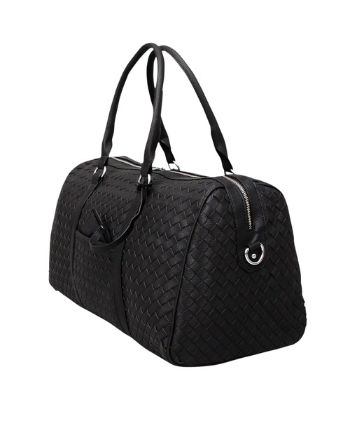 REGiSTA（レジスタ）の「REGiSTA Intrecciato Boston Bag（ボストンバッグ・メンズ・ダークブラウン/ブラック・FREE）」の6枚目の写真