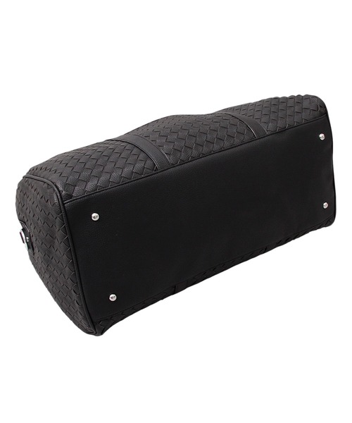 REGiSTA（レジスタ）の「REGiSTA Intrecciato Boston Bag（ボストンバッグ・メンズ・ダークブラウン/ブラック・FREE）」の7枚目の写真