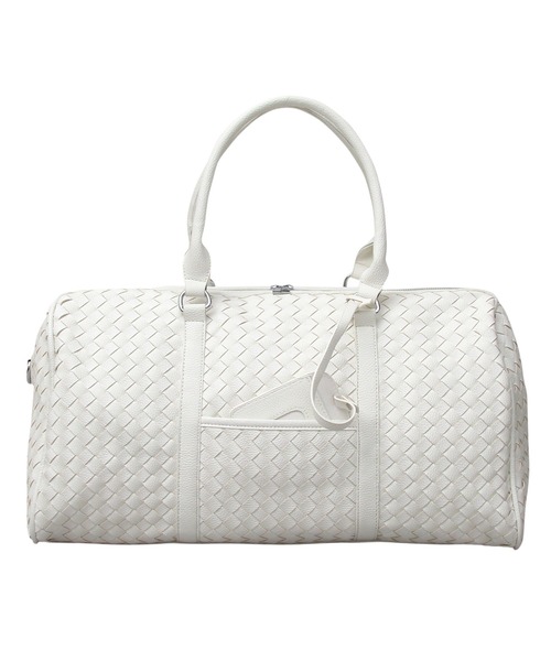 REGiSTA（レジスタ）の「REGiSTA Intrecciato Boston Bag（ボストンバッグ・メンズ・ダークブラウン/ブラック・FREE）」の8枚目の写真