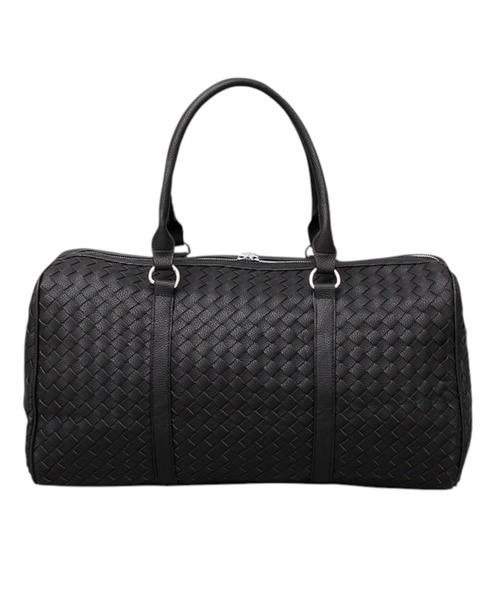 REGiSTA（レジスタ）の「REGiSTA Intrecciato Boston Bag（ボストンバッグ・メンズ・ダークブラウン/ブラック・FREE）」の13枚目の写真