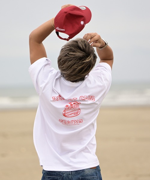 #Re:room(リルーム)の「デゼルトクラブプリントTシャツ(Tシャツ/カットソー・メンズ・ホワイト/ブラック・S-M/M-L)」の5枚目の写真