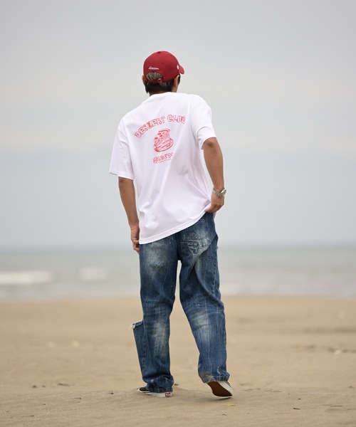 #Re:room(リルーム)の「デゼルトクラブプリントTシャツ(Tシャツ/カットソー・メンズ・ホワイト/ブラック・S-M/M-L)」の8枚目の写真