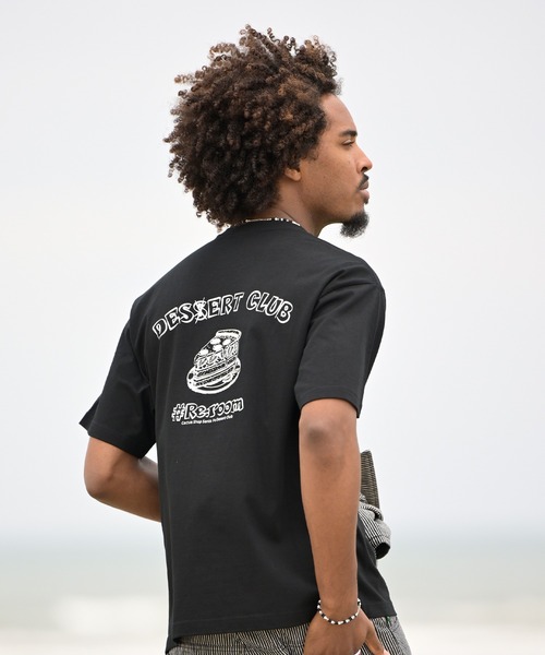 #Re:room(リルーム)の「デゼルトクラブプリントTシャツ(Tシャツ/カットソー・メンズ・ホワイト/ブラック・S-M/M-L)」の21枚目の写真