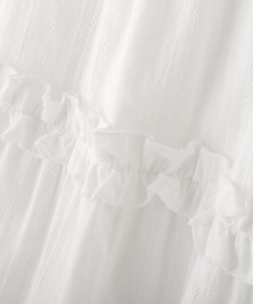 FREE'S MART（フリーズマート）の「◆コットンティアードキャミミニワンピース（ワンピース・レディース・ブラック/ホワイト・FREE）」の15枚目の写真