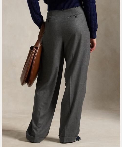 フランネル ワイドレッグ パンツ（その他パンツ）｜POLO RALPH LAUREN