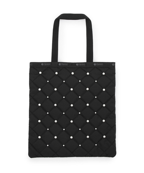 LeSportsac(レスポートサック)の「LG EMERALD TOTE W/ PEARLS ミッドナイトパール(トートバッグ・レディース・ブラック・FREE)」の4枚目の写真