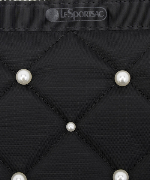 LeSportsac(レスポートサック)の「LG EMERALD TOTE W/ PEARLS ミッドナイトパール(トートバッグ・レディース・ブラック・FREE)」の7枚目の写真