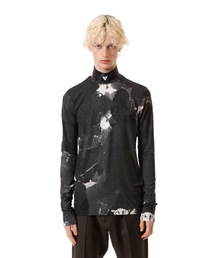 プリンテッド クールマックス ストレッチジャージー VPW ハイネックL/S TEE / PRINTED COOLMAX STRETCH JERSEY VPW HIGH NECK L/S TEE