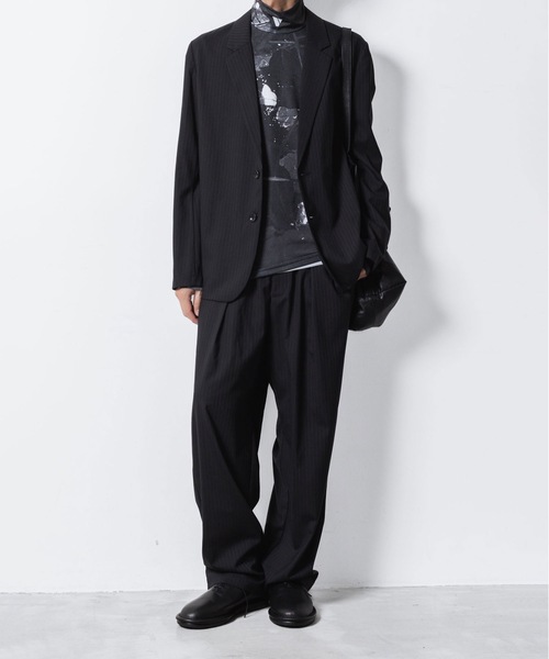 VEIN (ヴェイン)の「プリンテッド クールマックス ストレッチジャージー VPW ハイネックL/S TEE / PRINTED COOLMAX STRETCH JERSEY VPW HIGH NECK L/S TEE(Tシャツ/カットソー・メンズ・ブラック・3/2/1)」の13枚目の写真