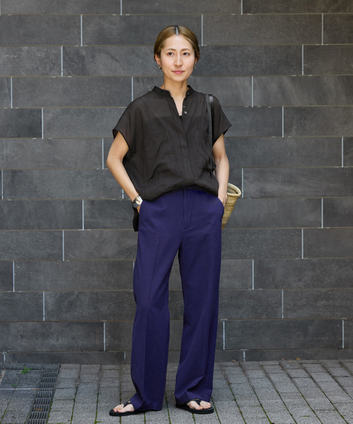 ≪追加≫キャップスリーブドロストシャツ（シャツ/ブラウス