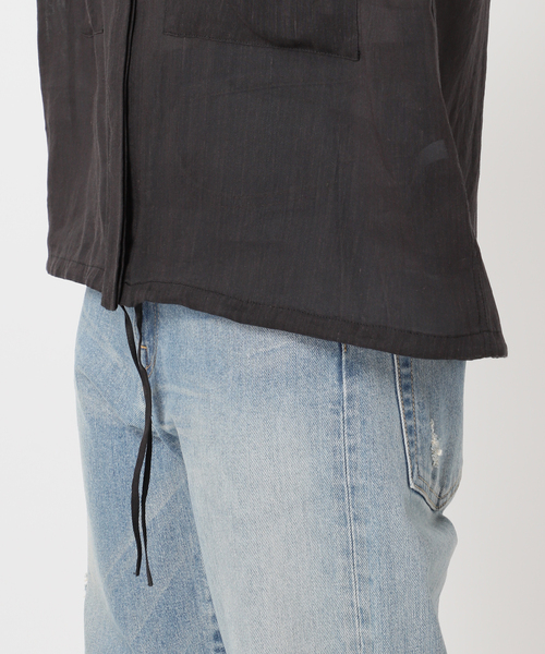 FRAMeWORK キャップスリーブドロストシャツ FRAMeWORK【フレームワーク】 キャップスリーブドロストシャツ