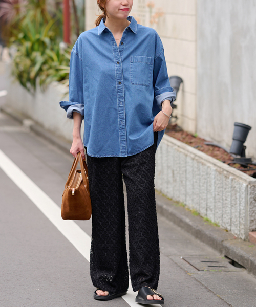 25AW新作］キカカットジャガードパンツ