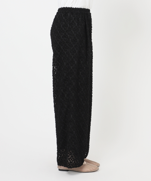 カットジャガードパンツ 黒 ジャーナルスタンダード　完売品 カットジャガードパンツ（その他パンツ）｜JOURNAL STANDARD relume