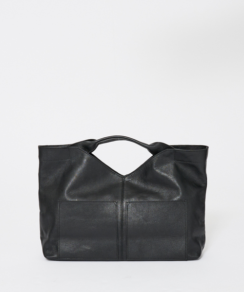 YArKA(ヤーカ)の「【YArKA/ヤーカ】real leather change shape 2way bag/ リアルレザー変形底2way バッグ / Y2502ARB68(ショルダーバッグ・メンズ・ブラック・フリー)」の13枚目の写真