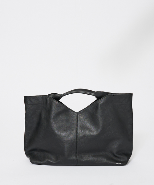 YArKA(ヤーカ)の「【YArKA/ヤーカ】real leather change shape 2way bag/ リアルレザー変形底2way バッグ / Y2502ARB68(ショルダーバッグ・メンズ・ブラック・フリー)」の11枚目の写真