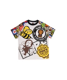 A BATHING APE☆ショートスリーブTシャツ 半袖 コミック総柄 A BATHING APE｜アベイシングエイプのTシャツ/カットソー