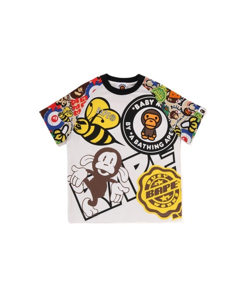 トップス BAPE MILO ASSORTED MILO ON APE HEAD TEE A BATHING APE tシャツ 1ST CAMO MILO ON HEAD TEE メンズ