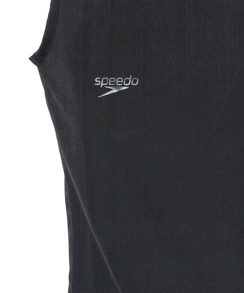 Speedo(スピード)の「SPEEDO / シースルートップス(タンクトップ・レディース・ブラック・MEDIUM)」の4枚目の写真