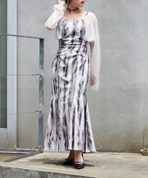 【Mavie..7】サイドラインマーメイドワンピース