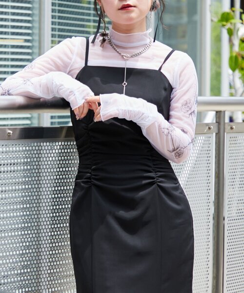 Mavie..7(メヴィセットゥ)の「【Mavie..7】サイドラインマーメイドワンピース(ワンピース・レディース・ブラック/その他1・MEDIUM/SMALL)」の21枚目の写真