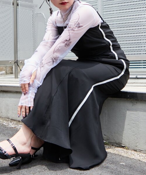 Mavie..7(メヴィセットゥ)の「【Mavie..7】サイドラインマーメイドワンピース(ワンピース・レディース・ブラック/その他1・MEDIUM/SMALL)」の22枚目の写真