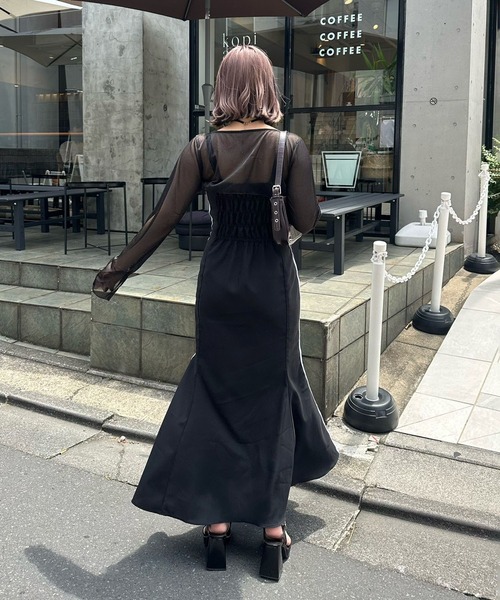 Mavie..7(メヴィセットゥ)の「【Mavie..7】サイドラインマーメイドワンピース(ワンピース・レディース・ブラック/その他1・MEDIUM/SMALL)」の15枚目の写真