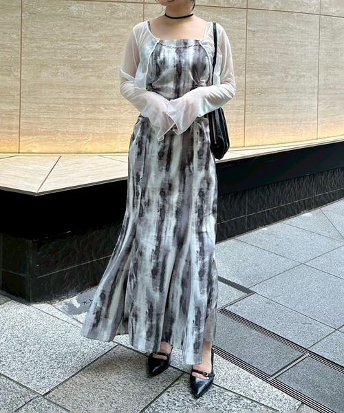 Mavie..7(メヴィセットゥ)の「【Mavie..7】サイドラインマーメイドワンピース(ワンピース・レディース・ブラック/その他1・MEDIUM/SMALL)」の8枚目の写真