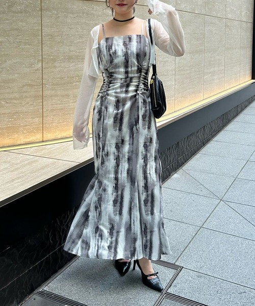 Mavie..7(メヴィセットゥ)の「【Mavie..7】サイドラインマーメイドワンピース(ワンピース・レディース・ブラック/その他1・MEDIUM/SMALL)」の11枚目の写真