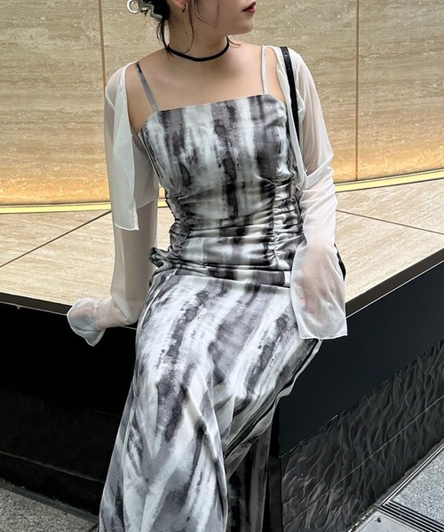 Mavie..7(メヴィセットゥ)の「【Mavie..7】サイドラインマーメイドワンピース(ワンピース・レディース・ブラック/その他1・MEDIUM/SMALL)」の9枚目の写真