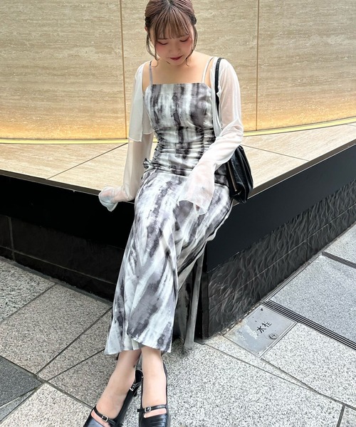 Mavie..7(メヴィセットゥ)の「【Mavie..7】サイドラインマーメイドワンピース(ワンピース・レディース・ブラック/その他1・MEDIUM/SMALL)」の4枚目の写真