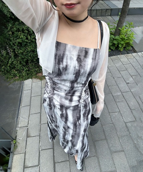 Mavie..7(メヴィセットゥ)の「【Mavie..7】サイドラインマーメイドワンピース(ワンピース・レディース・ブラック/その他1・MEDIUM/SMALL)」の3枚目の写真