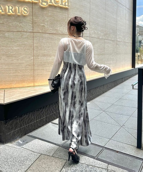 Mavie..7(メヴィセットゥ)の「【Mavie..7】サイドラインマーメイドワンピース(ワンピース・レディース・ブラック/その他1・MEDIUM/SMALL)」の6枚目の写真