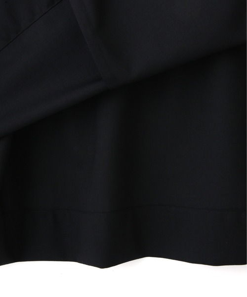 MARGARET HOWELL（マーガレットハウエル）の「SUMMER WOOL POPLIN（ワンピース・レディース・ネイビー・1/2）」の4枚目の写真