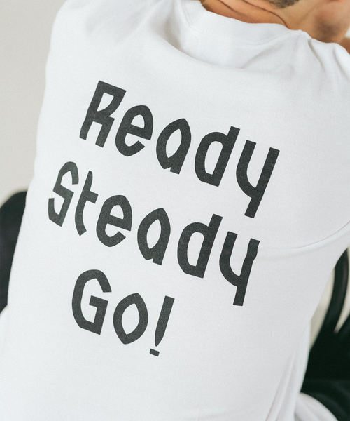 EDIFICE（エディフィス）の「Ready Steady Go! / レディーステディゴー 別注 プリント Tシャツ（Tシャツ/カットソー・メンズ・イエロー/ブラック/ブルー/ホワイト/レッド/グリーン・MEDIUM/LARGE）」の9枚目の写真