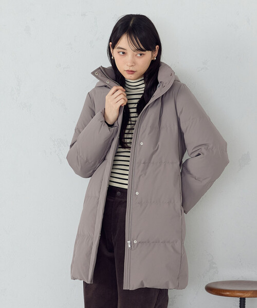 美品 kolor カラー ダウンベスト レイヤード チェスター ロングコート 1 ABITOKYO（アビトーキョー）の「バイカラーロングチェスターコート