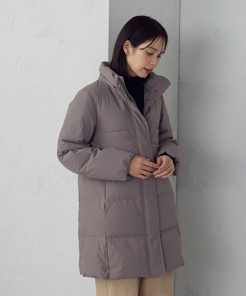 COMME CA ISM(コムサイズム)の「\お気に入り登録10000突破/ロングダウンコート(ダウンジャケット/コート・レディース・ブラック/モカ/グレイッシュベージュ・X-LARGE/LARGE/MEDIUM/SMALL)」の17枚目の写真