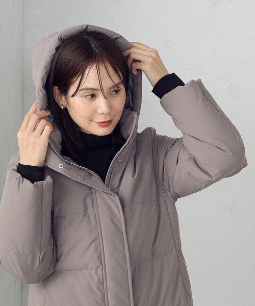 COMME CA ISM(コムサイズム)の「\お気に入り登録10000突破/ロングダウンコート(ダウンジャケット/コート・レディース・ブラック/モカ/グレイッシュベージュ・X-LARGE/LARGE/MEDIUM/SMALL)」の19枚目の写真