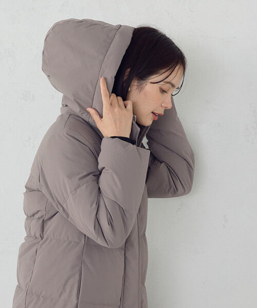 COMME CA ISM(コムサイズム)の「\お気に入り登録10000突破/ロングダウンコート(ダウンジャケット/コート・レディース・ブラック/モカ/グレイッシュベージュ・X-LARGE/LARGE/MEDIUM/SMALL)」の20枚目の写真