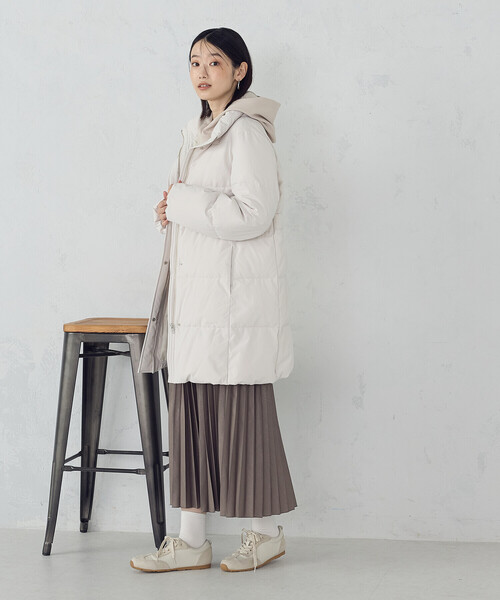 COMME CA ISM 【 VERYベストアウター大賞受賞】ロングダウンコート セール】【VERYベストアウター大賞 コスパ賞受賞】ロングダウンコート