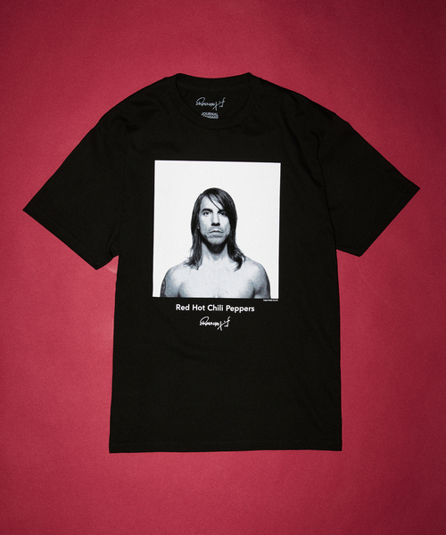 JOURNAL STANDARD(ジャーナルスタンダード)の「レッドホットチリペッパーズ by ロス・ハルフィン プリント Tシャツ(Tシャツ/カットソー・メンズ・ホワイト/ブラック/ライトホワイト/ブラック系その他/ホワイト系その他/ホワイト×ホワイト/ブラックミックス・MEDIUM/SMALL/X-LARGE/LARGE)」の7枚目の写真