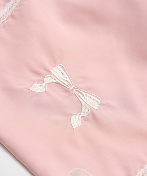 OLIVE des OLIVE（オリーブデオリーブ）の「レースリボンナップサック（バックパック/リュック・レディース・オフホワイト/ピンク/ライトグレー・FREE）」の11枚目の写真