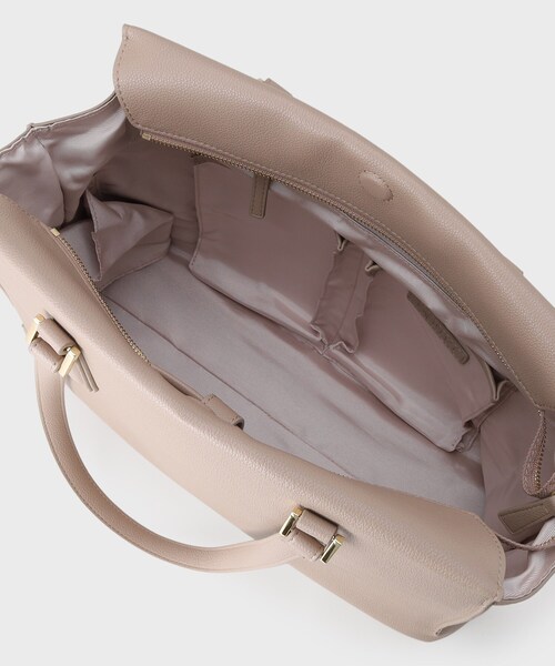 INDIVI（インディヴィ）の「【収納力◎／A4サイズ対応】シゴデキバッグ（トートバッグ・レディース・サンドベージュ/ブラック/チャコールグレー・00）」の18枚目の写真