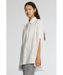 CINOH | SUPIMA C/PE/PU ZIP SLEEVE SHIRT(シャツ/ブラウス)