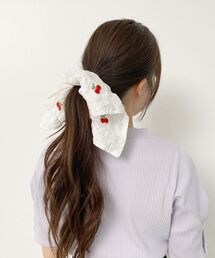 MAJESTIC LEGON | アソートスクエアシュシュ(シュシュ)