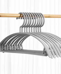 Mignonjour（ミニョンジュール）の「FReePLACe/ラウンド 滑り止め ハンガー 5本セット X12577（その他雑貨）」