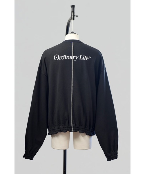 SHINYAKOZUKA（シンヤコヅカ）の「ORDINARY HOME HIS CREW WITH PRINTING（スウェット・メンズ・ブラック/ヘザーグレー・LARGE/MEDIUM/SMALL）」の3枚目の写真